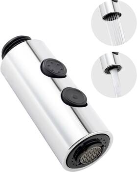 Pd769-spray2-c Hibbent Pull Down Spray Head Replacement 2 Function Kitchen Faucet Bat