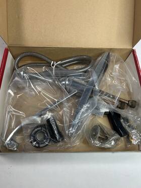 W-5030 Hico Kitchen Deck Faucet One Handle Chrome With Sprayer Open Box