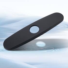 Hme-25-mb Hmegao 10 Inch Kitchen Sink Hole Cover Faucet Deck Plate Escutcheon For Bathroom Or