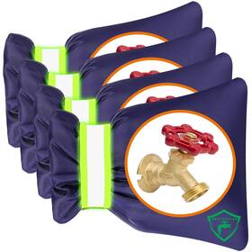 Ble-4-fc Hnytlco 4pack Outdoor Faucet Covers For Winter 8.3 Inch H X 6.7 W Outside Hose Bib Cove
