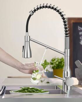 Hoa-16003bn Hoanmpy 3-in-1 Kitchen Faucet Drinking Water - Commercia
