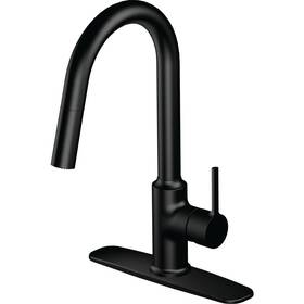 Fp4af272bl-jpa1 Home Impressions Contemporary Builder 1-handle Lever Pull-down Kitchen Faucet