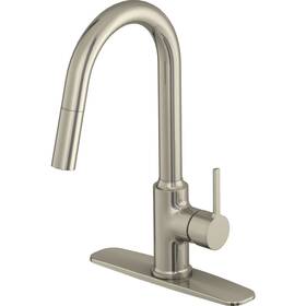 Fp4af272np-jpa1 Home Impressions Contemporary Builder 1-handle Lever Pull-down Kitchen Faucet