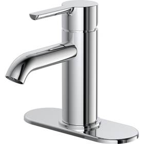 Fs6a0212cp-jpa9 Home Impressions Chrome 1-handle Lever 4 Inch Centerset Monoblock Bathroom Faucet