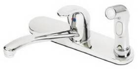 204675 Homepointe Kitchen Faucet With Side Spray Single Lever Chrome -