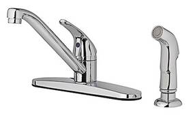 242101 Homepointe Kitchen Faucet With Spray Single Lever Chrome -242101