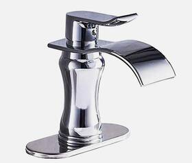 Hm-716430-c Homevacious Matrix Decor A-96073-c Waterfall Bathroom Faucet With Deck Mount In