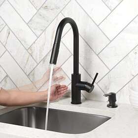 55-k821s-mb-t Homewerks 820633008415 Hands Free Touchless Kitchen Faucet Pull Down Sprayer