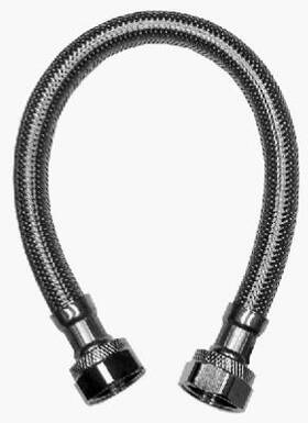 7223-12-38-2-hw Homewerks Worldwide 25 Pack - Faucet Connector Stainless Steel 3/8 Compressionx1/2 Fipx12 Inch 7223