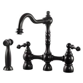 1096.00 Houzer -956-ob Lexbs 956 Ob Lexington Traditional Bridge Kitchen Faucet - Msrp