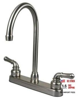 Howplum 83kf05 Rvmobile Home Travel Trailer Kitchen Sink Faucet Stainless Steel