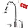 Ht-qyt103l Hotis Home Modern High Arc Pull Out Stainless 696585549128