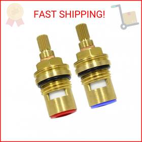 Huashan 757682967007 Replacement Brass Ceramic Disc Stem Cartridge Faucet Valve Quarter Turn