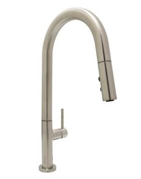 K4802102-j Huntington Brass Kitchen Faucet Pull Down. Satin Nickel Vino Open Box