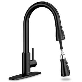 Ifaucet 663918750353 Black Kitchen Faucet Faucets With Pull Down Sprayer Matte Rv Ki
