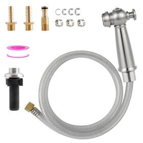 80033 Ifealclear Universal Kitchen Side Sprayer With Quick Connector Compatible Brushed Nickel