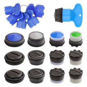 Ifcacheaerator12p-6key Ifealclear 12 Pcs Faucet Cache Aerators With 6 Removal Wrench Tool For Bathroom Kitchen