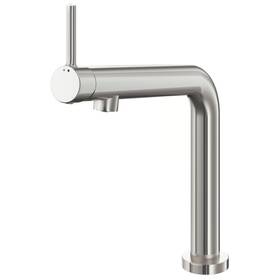 904.574.05 Ikea Bosjon Stainless Steel Color Kitchen Faucet Ceramic Discs