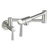 Im-us-kh42 Imlezon Pot Filler Faucet Stainless Steel Commercial Wall Mount Brushed