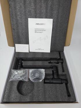 X002xjaf43 Imlezon Pot Filler Faucet Black Coated Stainless Steel Wall Mount Kitchen Sink