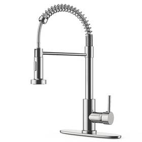 1289e Inc Kitchen Faucet With Pull Down Sprayer Single Handle High Arc Sink Faucets For 1