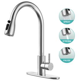 Inc 445031626660 Kitchen Faucets With Pull Down Sprayer Single Handle Sink Faucet D
