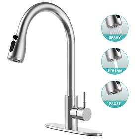 Inc 445041395372 Kitchen Faucets With Pull Down Sprayer Single Handle Sink Faucet