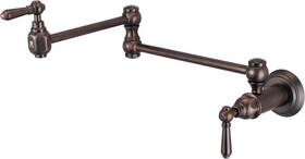 2am600-orb Industries Americana Wall Mount Pot Filler In Oil Rubbed Bronze