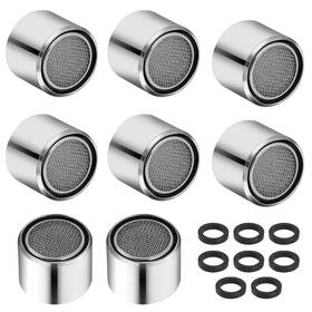 606189 Innohhustle Faucet Aerator For Kitchen And Bathroom Sink 8 Pcs Female Thread Chrome Brass 5