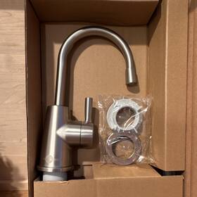 Fh250sn Insinkerator Satin Nickel High Arc Lever Kitchen Faucet Only