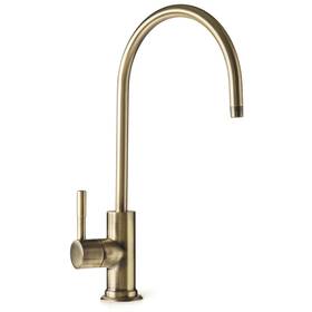 Ga1-ab Ispring Lead Free Antique Brass Kitchen Faucet European Design 360 Degree Swivel Spout