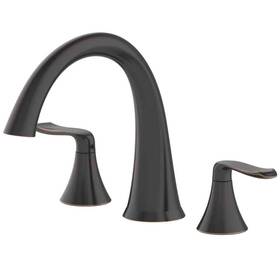 Jacuzzi 731352958366 Piccolo 4 Inch Centerset 2-handle Faucet With Drain Assembly Bronze