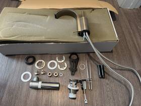 Jado 831/001/355 Glance Single Lever Basin Mixer With Drain - Ultra Steel