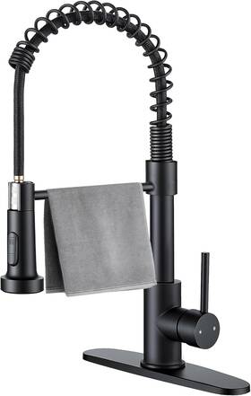 0312n Jafeton Durable Kitchen Sink Faucet With Sprayer Compatible 1 Hole Or 3 360