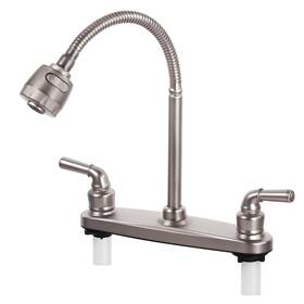 Jakarda 791126224738 Flexible Rv Kitchen Faucet With Non-metallic Spout For Campers And Trailers