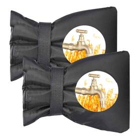Ay047 Jalevid Outdoor Faucet Cover For Winter 2 Pack 7.9 Inch H X 5.5 W Outside Covers Fo