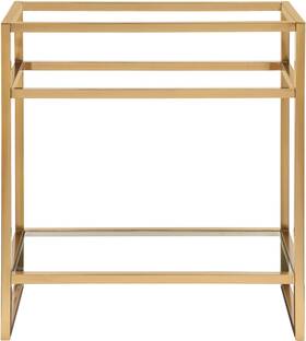 C105-v31.5-rgd James Martin Vanities C105-v31.5 Boston 31-1/2 Inch Stainless Steel - Radiant Gold