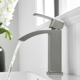 Jerry Guo 744476893161 Waterfall Single Hole Sink Bathroom Faucet
