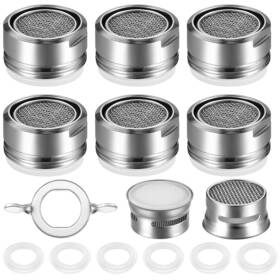 Aet-006 Jetflip 6 Pcs Bathroom Faucet Aerator Replacement Parts Male Threads Kitchen Sink Aer