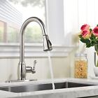 Jlt019l Comllen Stainless Steel Kitchen Faucets Single Handle Pull Out Sprayer