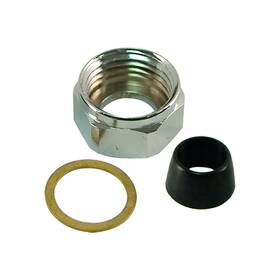 Jb10106 Jones Stephens 1-1/16 Inch Brass Faucet Nut - Chrome