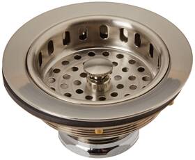 S1407bn Jones Stephens Brushed Nickel Duo Strainer