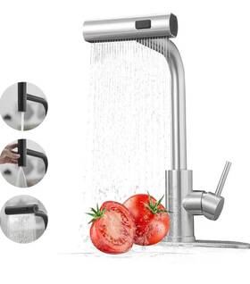 Ju011 Joom Kitchen Faucets With Pull Down Sprayer Waterfall Sink Faucet Commercial