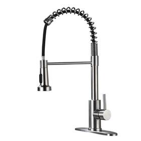6n-2ydd-nhap Jorilaisa With Pull Down Sprayer Brushed Nickel Stainless Steel Single Handle Out Spr
