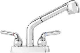 Jsfct10cp Js Jackson Supplies Dual Handle Pull Out Faucet Chrome Finish 4 Inch Center Se