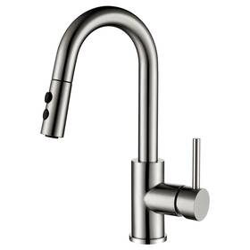 Jxm102bn Jxmmp Bar Faucet With Pull Out Sprayer Single Hole Handle Stainless Steel B