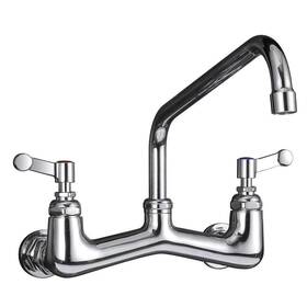 Jzbrain 778299112529 Wall Mount Faucet Heavy Duty Commercial 8 Inch Center With Swing Sp