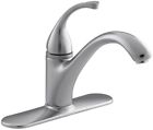 K-10411-g Kohler Single Handle Standard Kitchen Faucet Brushed Chrome 0087206888601