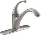 K-10411-vs Kohler Forte Single Handle Standard Kitchen Faucet Vibrant 0650531253484