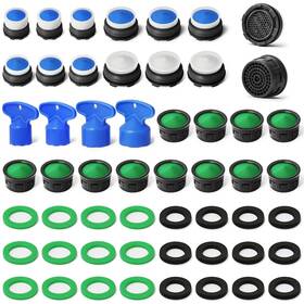 Kwokker-83 K Kwokker 24pcs Faucet Aerator 4pcs Key 2 Types Filter Sink Fo